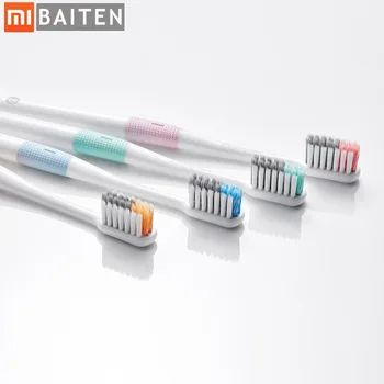 기장 베이 닥터 Pap 칫솔 4 색 가정용 여행 클래식 커플용 가는 머리카락, 부드러운 헤어 칫솔 헤드, 여행용 상자