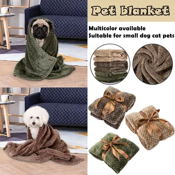 

Cat Solid Color Dog Towel Pet Cat Towel Rug Warm Towel Blanket Sleeping Towel 2019 Hot Selling Support Wholesale Dropshipping