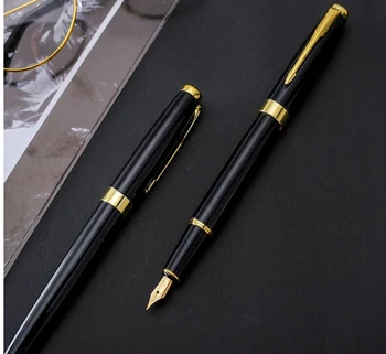 

Gighlight quality Metal Ink Fountain Pen Automatic ink supply student pen Writing pen Gift box