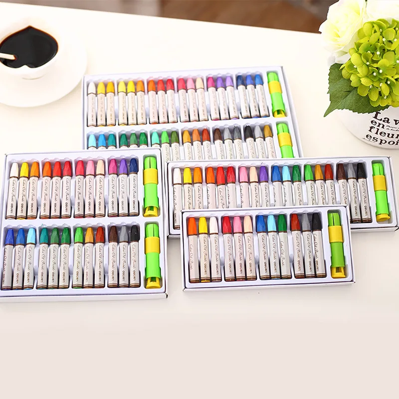 Карандаш 18 Цвета детская роспись с рисунком из мультфильма Аниме Crayon Изобразительное искусство карандаш, кисточка не пачкается руки