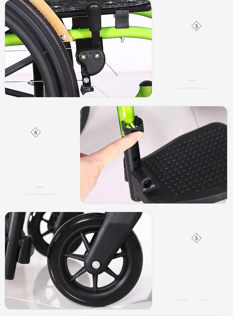 Кресло-коляска инвалидная коляска из алюминиевого сплава складной ручной работы с приводом от велосипедные шлемы для пожилых людей и людей с ограниченными возможностями инвалидности слуховые аппараты