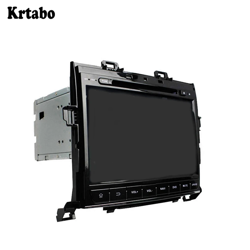 Krtabo smart car navigation reversing image control screen one machine recorder support DVD For Toyota Alphard 2007-2013