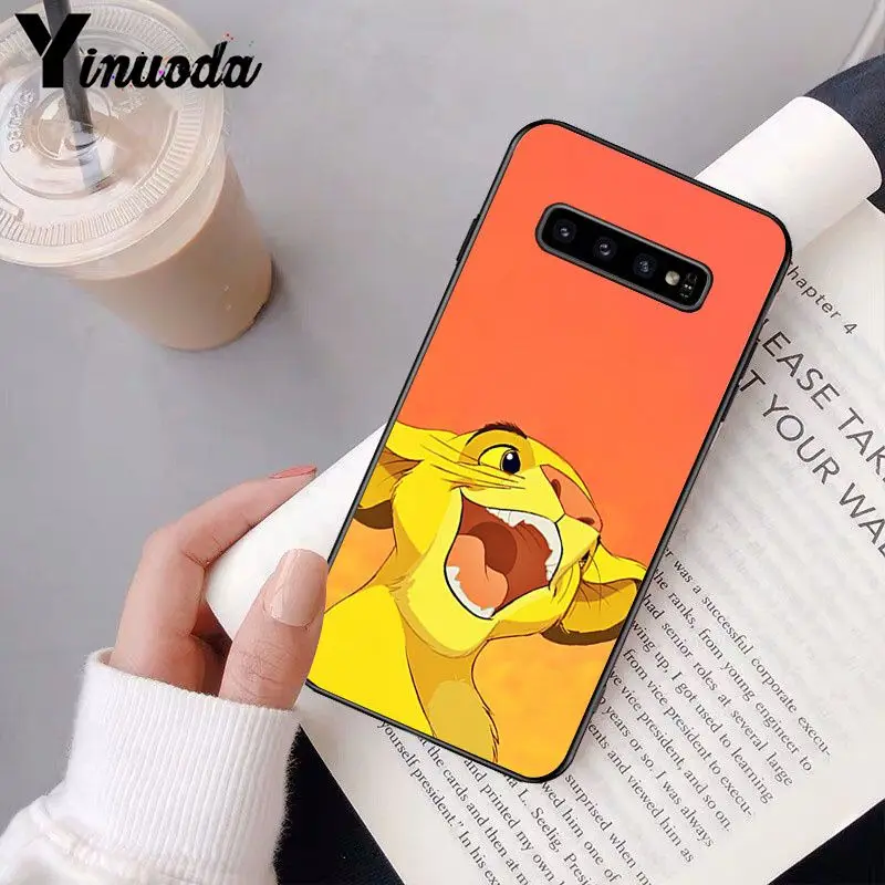 Yinuoda Simba the lion king персонализированный Чехол для телефона с принтом для GALAXY s10 s6 edge plus s7 edge s8 plus s9 plus - Цвет: A5