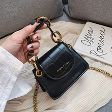 Модная мини-сумочка, дизайнерская брендовая акриловая Повседневная кожаная сумка, Женская Диагональная Сумка, простая цепочка, маленький кошелек