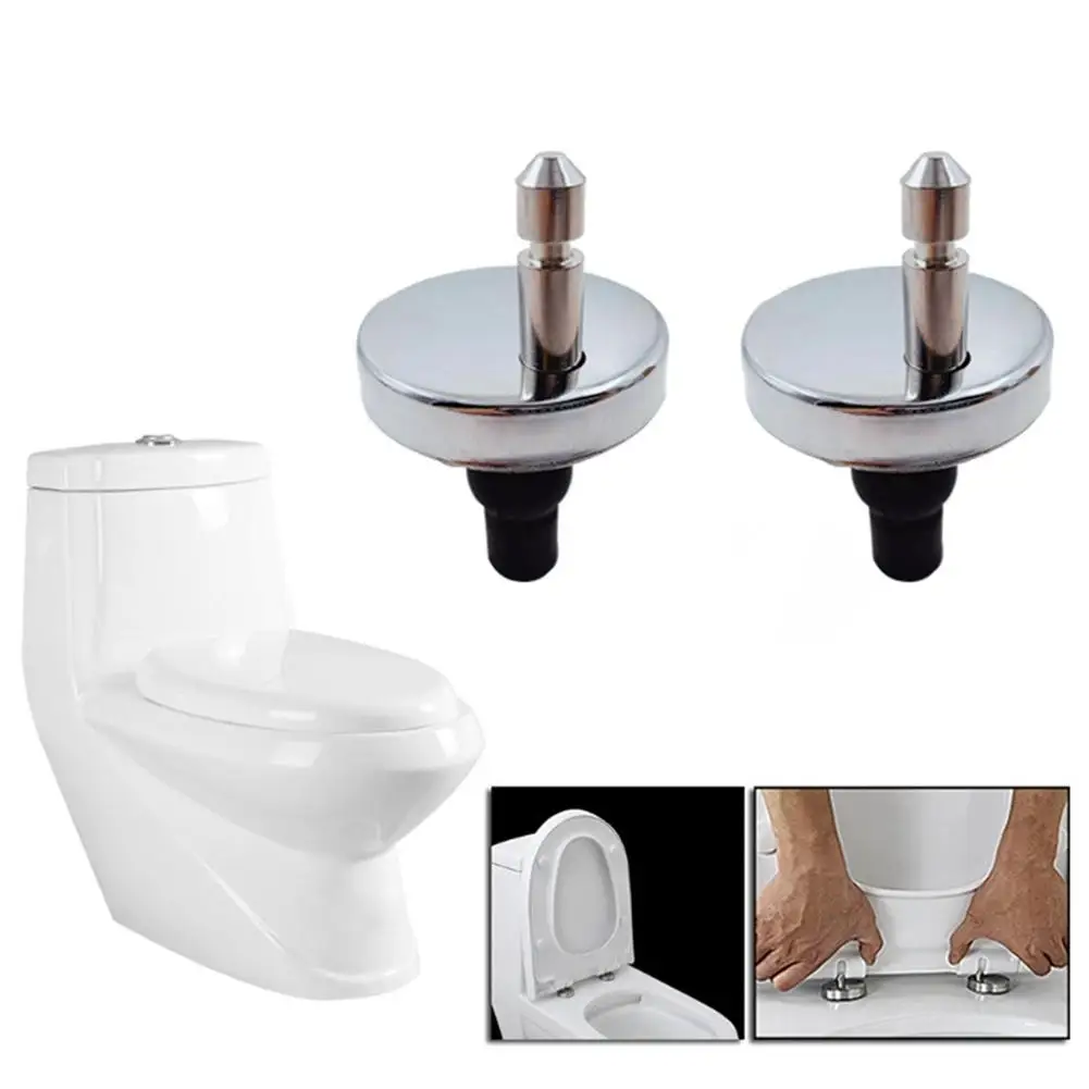 

2pcs/set Replacement Cover Top Fix WC Toilet Seat Hinges Fittings Quick Release Hinge Screw with Fitting Screws 75*45*45mm