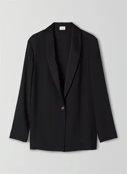 

Women Coat Single Button Thin Blazer