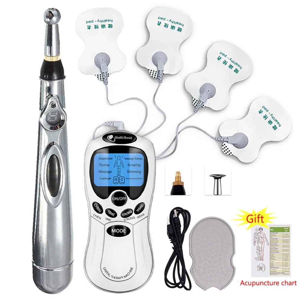 EMS TENS Unit Health Herald Digital Therapy Machine Fitness Kingdom