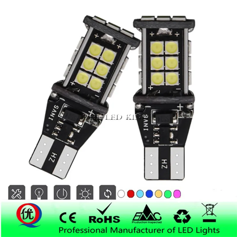 T15 W16W 921 супер яркий светодиод повышенной Мощность 45 SMD 4014 светодиодный Canbus без