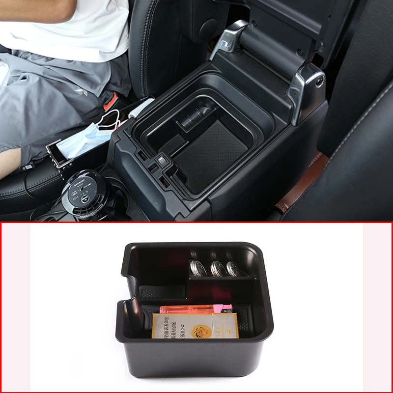 Caja de almacenamiento de reposabrazos para Land Rover Discovery 4, accesorios de plástico ABS para consola Central de coche, LR4, 2014, 2015, 2016