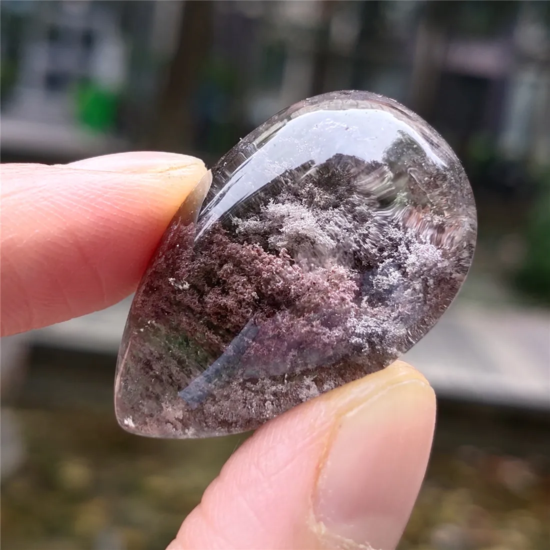 

Phantom Crystal Ghost Phantom Quartz Necklace Healing Stones Natural Crystals Wicca Cristal Islande Pierre Naturelle Cristaux