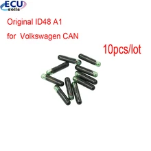 10 шт. X стекло для Volkswagen CAN ID48 A1 микросхема Megamos Crypto Transponder ID 48