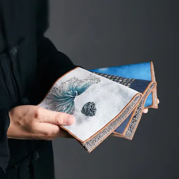 

Suede Tea Towel Cloth Thickened Absorbent High-End Yixing Clay Teapots Zen Table Mat Tea Mat Kung Fu Tea Utensils Tea Napkin