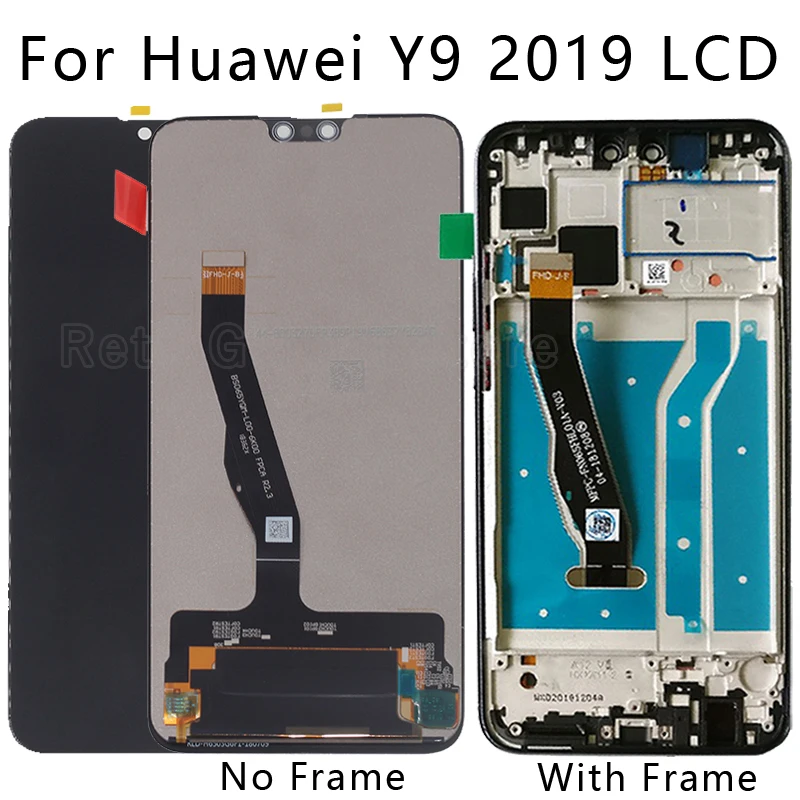 

6.5'' original lcd For Huawei Y9 2019 JKM-LX1 LX2 LX3 LCD Display touch screen digitizer replaced for Y9 2019 with repair parts