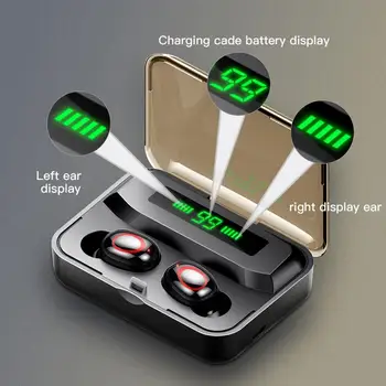 

Bluetooth Earphones Wireless Sport Earbuds A1S Digital Display TWS Bluetooth Headset 5.0