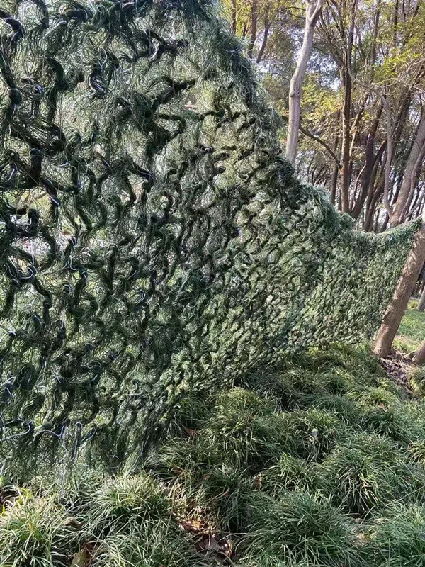 Camouflage Jungle Ghillie Suit Handmade Knitting 125x150cm Men's and women's cloak camouflage net exhibition decoration ghillie suit
