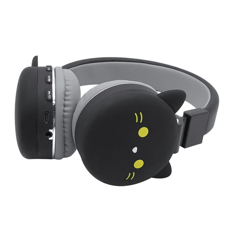 Wireless Cat Ear Headphones Bluetooth Young People Kids Foldable Stereo Headset 3 5mm Plug With Mic FM Radio