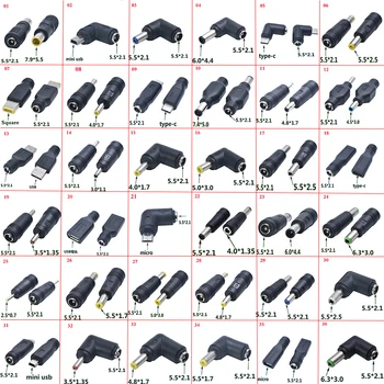 

1Pcs Common DC Power male to female 6.0*3.0 / 5.0*3.0 / 5.5*2.1 / 5.5*2.5/usb to 5.5*2.1 plug Converter Laptop Adapter connector