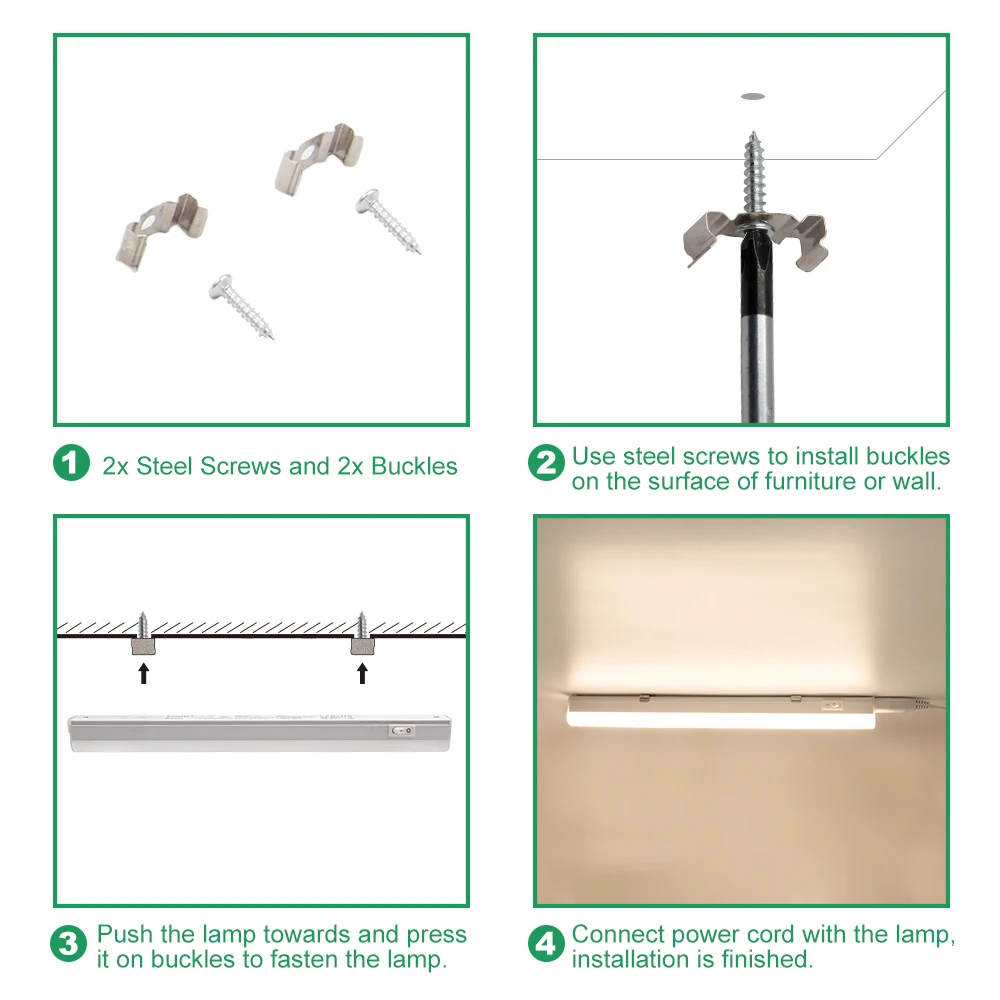 Разъем T5 9W LED под освещение кухонного шкафа светильник в шкаф нейтральный белый