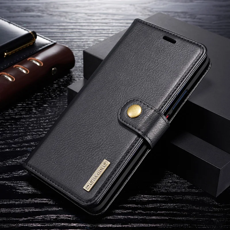 Винтажный съемный чехол бумажник из натуральной кожи для Huawei Mate 20 P30 Pro P20 30 P40 Lite с
