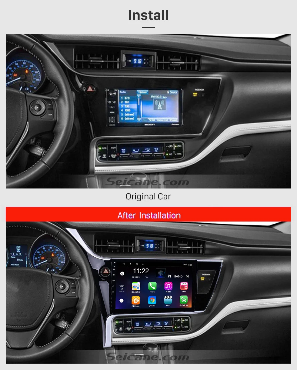 Flash Deal Seicane 10.1" Quad Core Android 8.1/9.0 Car Radio GPS Navi Multimedia Player for Toyota Corolla left hand drive ROM 16GB WIFI 1 Flash Deal Seicane 10.1" Quad Core Android 8.1/9.0 Car Radio GPS Navi Multimedia Player for Toyota Corolla left hand drive ROM 16GB WIFI 1