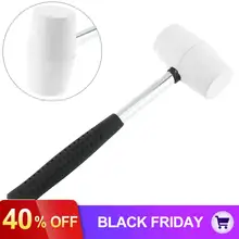 280 г неэластичный белый резиновый молоток для крепления ручной инструмент DIY с круглой головкой и нескользящей ручкой