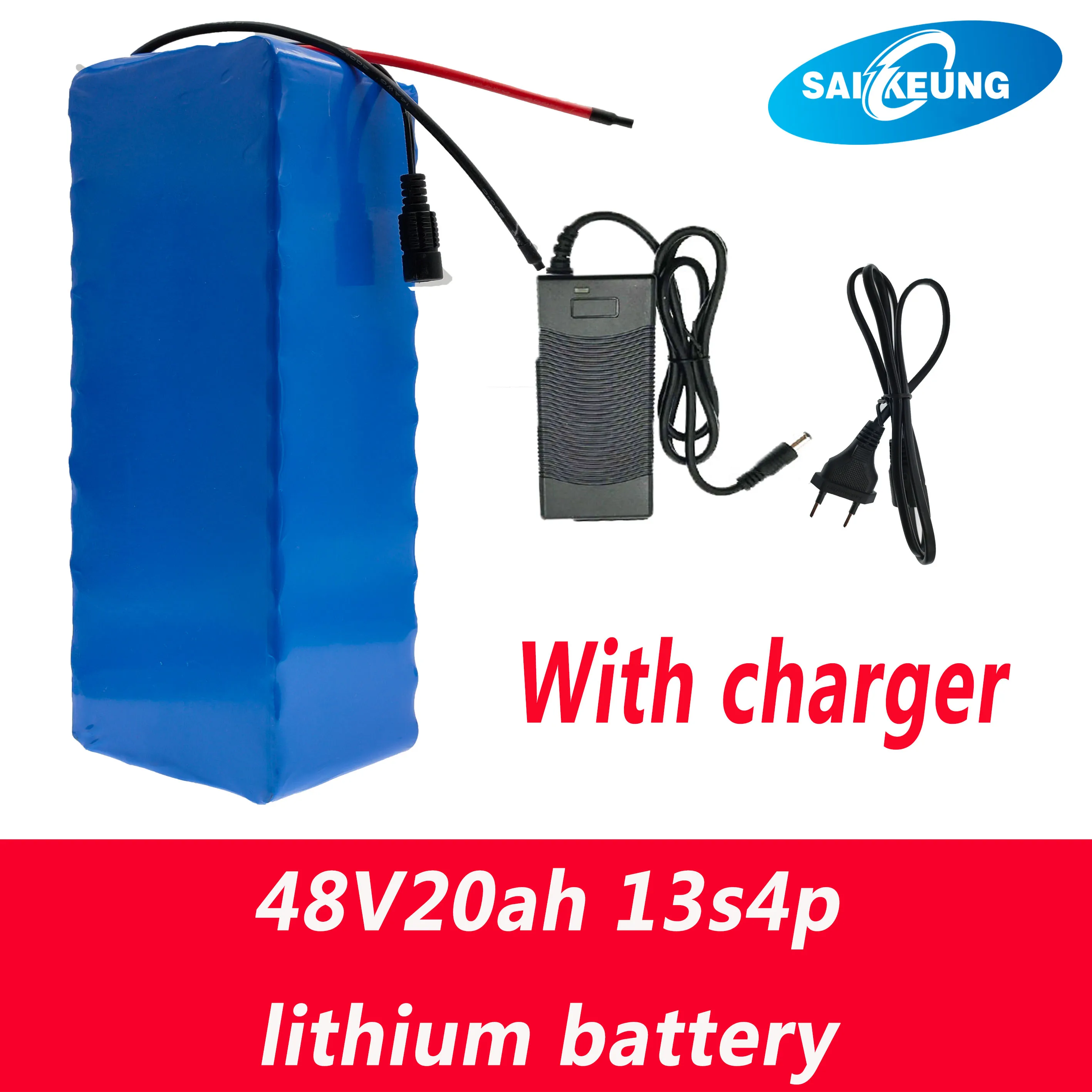 48V 20Ah high power 18650 lithium battery electric bicycle moped motorcycle protection BMS+2A charger | Электроника