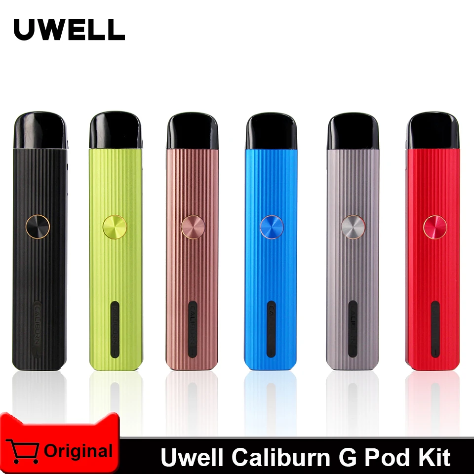 Original Uwell Caliburn G Pod Kit 690mAh Battery Vape Pen 2ml Cartridge Electronic Cigarette VS W01 | Электроника