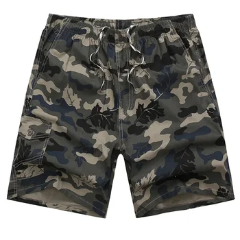 

Mens Military Cargo Shorts Summer Army Green Cotton Shorts Men Loose Multi-Pocket Shorts Homme Casual Big Large Trousers Men 5XL