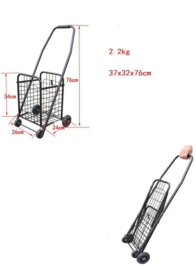 Тележка для хранения Carro Plegable Для Покупок Carrello Cucina Mesa Cocina Table Roulant Chariot De Courses Avec roulets Кухонная Тележка