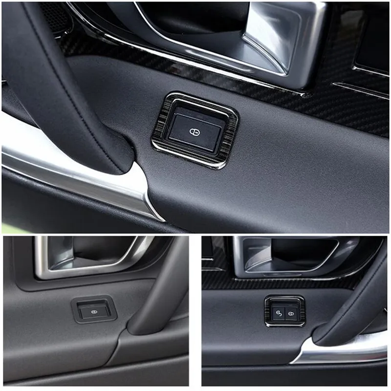 Черная рамка центральной консоли из нержавеющей стали декоративная Обложка