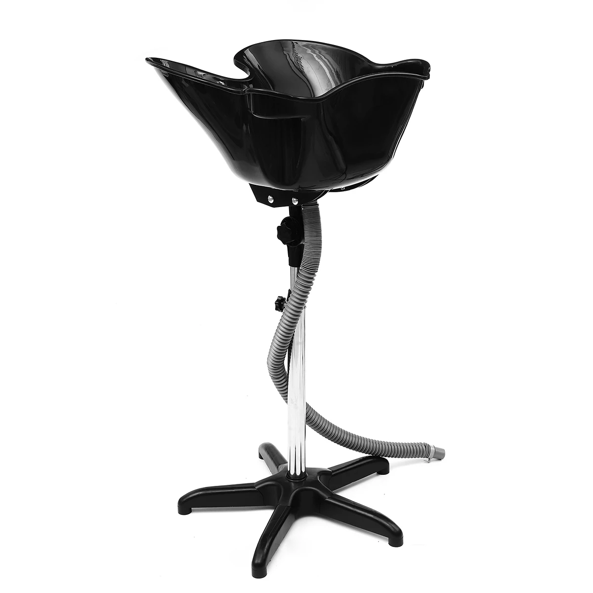 

Salon Hair Washing Basin Height Adjustable Shampoo Bowl Sink Drain Hose Stand Holder Home Bathroom Fixture for Sick Elder