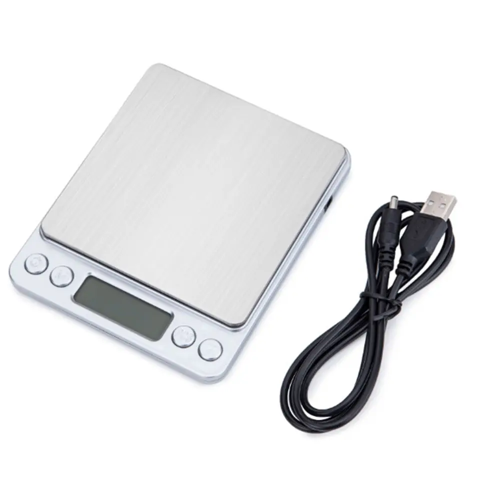 

3kg/0.1g USB LCD Digital Electronic Weighing Scale Jewelry Scale High Precision Jewelry Grams Weight Balance Scale for Kitchen
