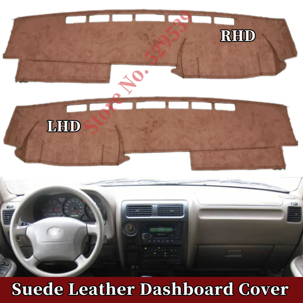 

Для Toyota Prado j90 TX VX 3400 1996-2001 автомобильный Стайлинг замшевый кожаный коврик для приборной панели коврик автомобильные аксессуары ковер