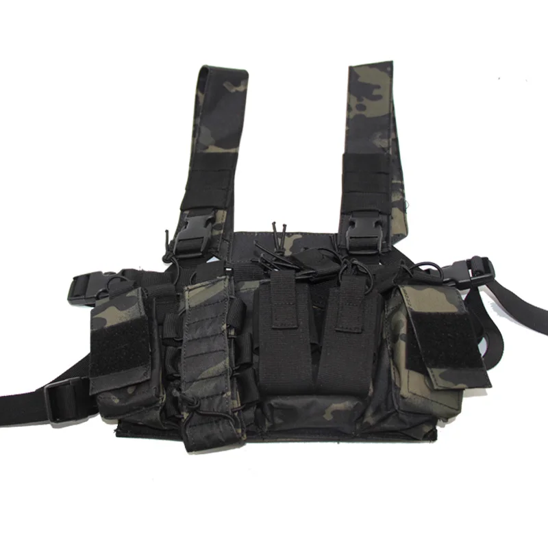 154/5000 Новая боевая экипировка тактический боевой легкий жилет сундук с журнальной сумкой CS пейнтбол стрельба кобура защитная одежда для плеч охотничий жилет
