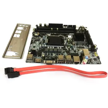 

H55 Motherboard A1 LGA 1156 DDR3 RAM 16G Board Desktop Computer Motherboard 6 Channel Mainboard