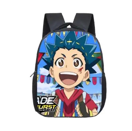 picture color Beyblade Burst 12 дюймов школьные сумки для Дети Мальчики Школа Рюкзаки на плечо рюкзак Детский рюкзак ранец - Цвет: picture color