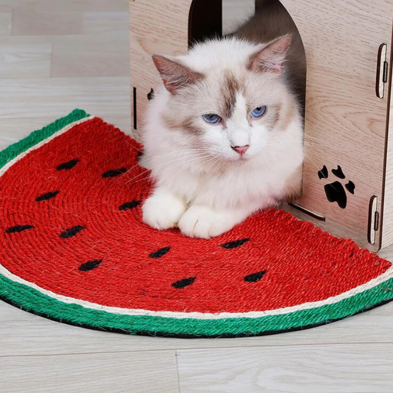 Натуральный коврик для кошек из сизаля, устойчивый к царапинам, коврик для кошек, Когтеточка, защита для мебели, ковер, прочный котенок, домашние животные, кошка, царапина, доска