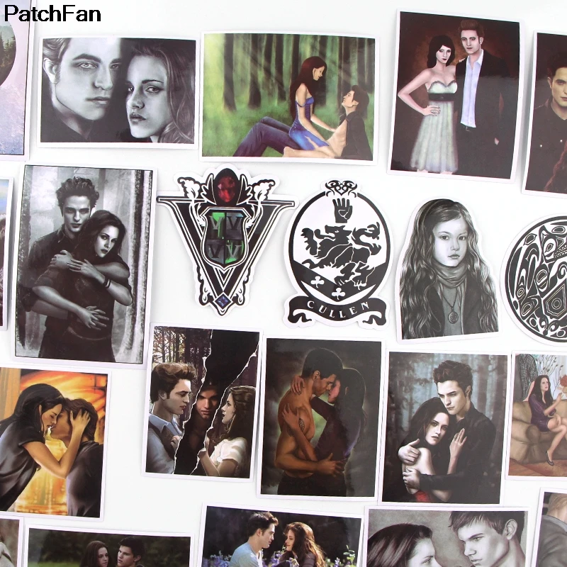 Patchfan, 35 шт., сумеречные креативные наклейки для поделок, декоративные наклейки, Мультяшные наклейки для поделок, для ПК, настенные, для ноутбука, телефона, скрапбукинг, альбом, A2632