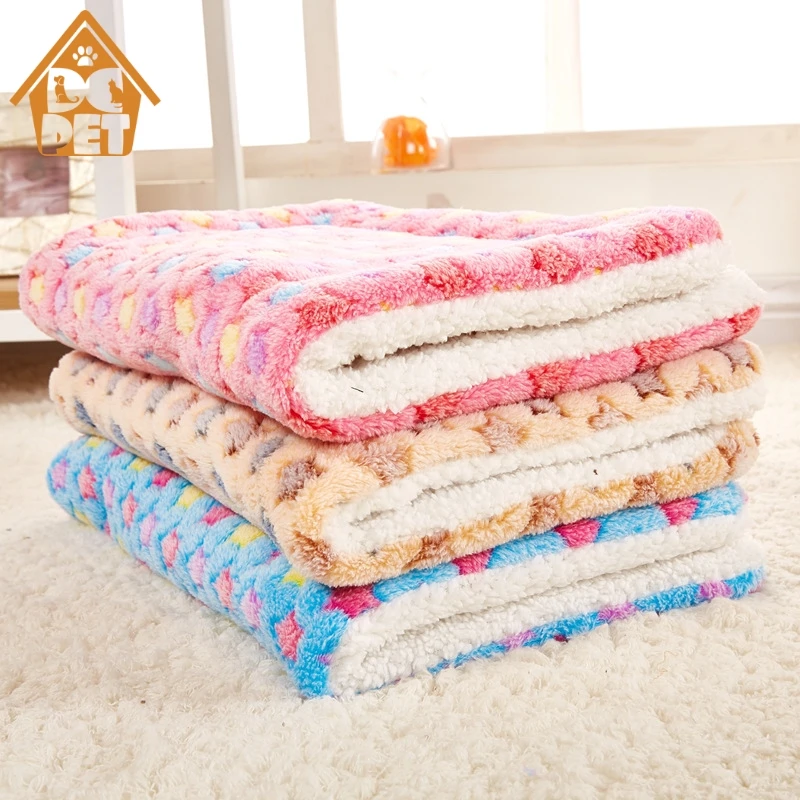 

Pet Beds Soft Warm Cozy Washable Home Pets Dog Cat Mat Pads Blanket Kennel for Winter Thermal Pet Supplies for Small Dog