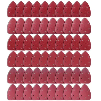 

60 Pieces Mouse Detail Sander Sandpaper Assorted 40/ 60/ 80/ 120/ 180/ 240 Grits