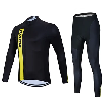 

2019Mavic Winter Warm Wool Riding Suit Long Sleeve Clothing Bike Breathable Mountain Bike Bike Wear