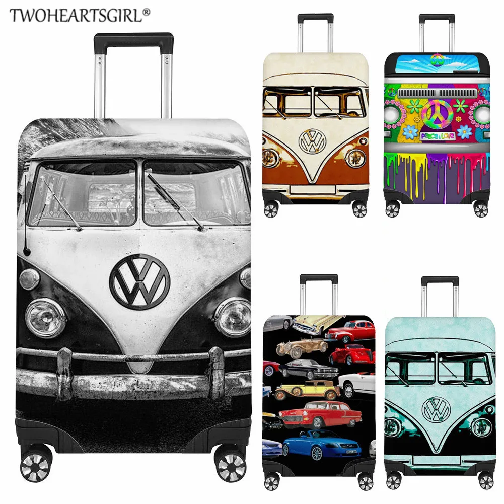 Luggage-Cover Travel-Accessories Protective-Covers Elastic Cartoon TWOHEARTSGIRL 18-32inch