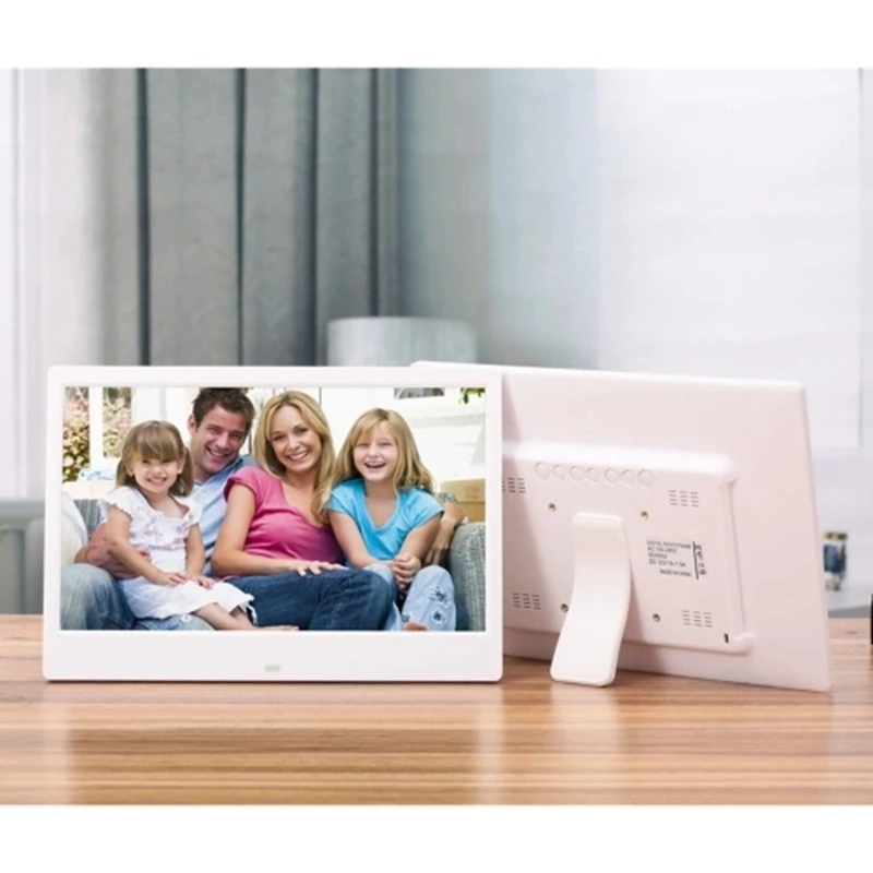 

BESTSJD-1303IPS 13.3 Inch Photo Frame 1920 x 1080 HD Screen Desktop Album Display Image MP4 Video MP3 Audio Clock Calendar Funct