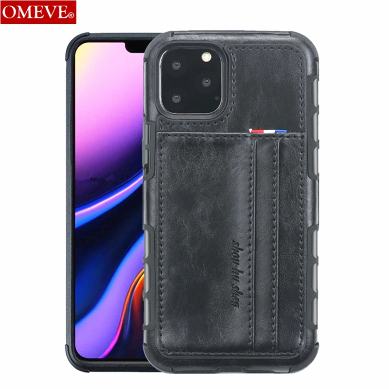 

OMEVE Phone Case for iPhone 11 Pro Max Cover Luxury PU Leather Card Slot Wallet Case for Apple iPhone 11 Pro Max Card Pouch