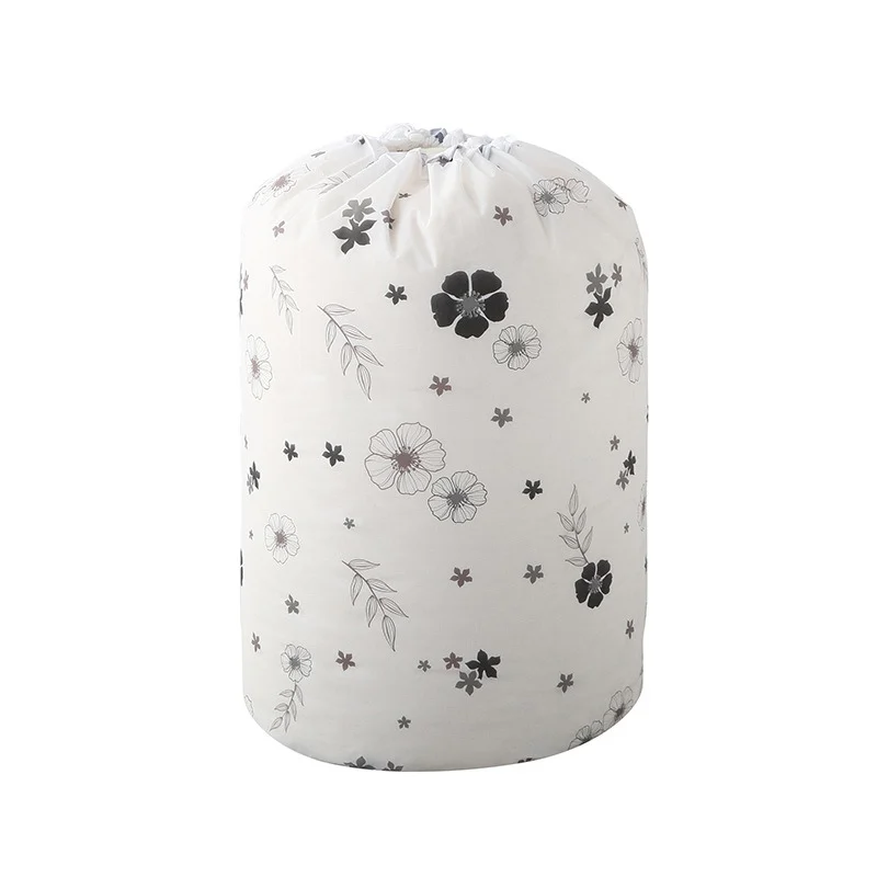 C2 Home Large Clothes Finishing Bag Flower Design Drawstring Quilt Storage Bag Dust-Proof Organizer Bag Portable Storage Bags - Цвет: C2