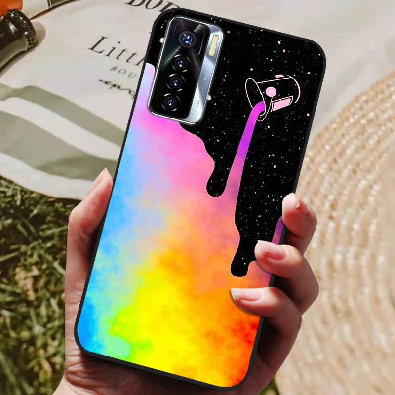 Silicone Back Cover Phone Case with Soft Bumper Coque