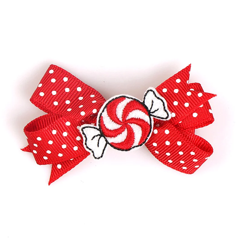 F hair clip Рождественское предложение аксессуары для волос олень рога оленя для волос Зажимы эластичный Санта Клаус лента для волос лента-ободок с бантиком новогодние подарки - Цвет: F hair clip