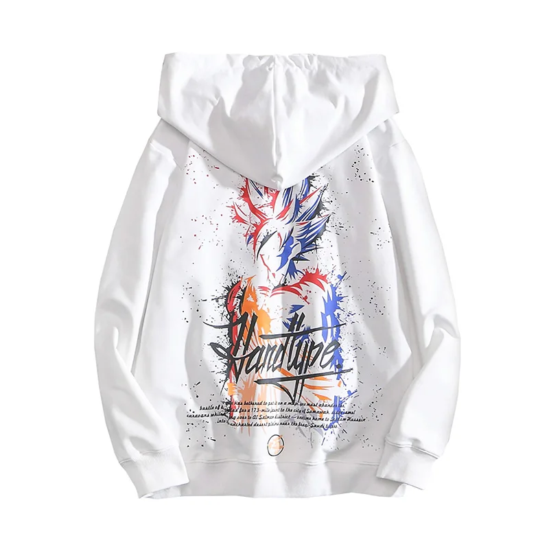 

Autumn Harajuku Print Hoodie Men Causal Hooded Sweatshirt 2020 Streetwear White Hoodies