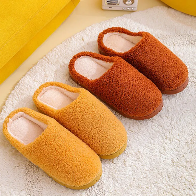 

Nice Women Winter Slippers Soft Platform Ladies Indoor House Slipper Couple Causal Comfort Warm Female Floor Home Cotton Shoes