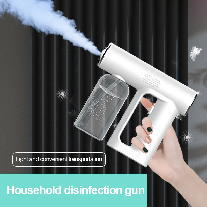 Electric Wireless Disinfection Sprayer Handheld Portable USB Rechargeable Nano Atomizer Home Steam Spray Gun Drop | Дом и сад